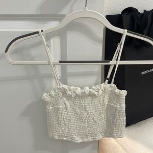 White crop top- Abercrombie